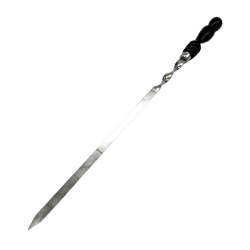 Schaschlikspieße 60cm Adana Spieße Edelstahl Holzgriff Grillspieß Schampura 