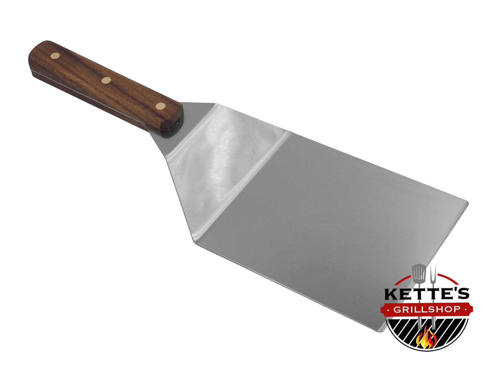 Burgerwender mit Echtholzgriff Burgerwender mit Echtholzgriff