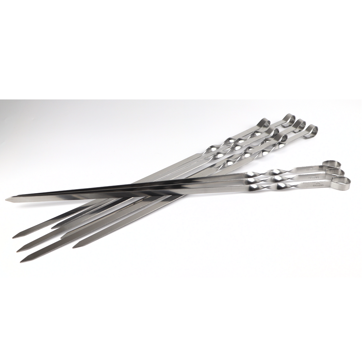 Edelstahl Grillspieße / Schaschlikspieße 500mm Edelstahl Grillspieße / Schaschlikspieße 500mm